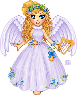 Christmas angel - on my Bianca base